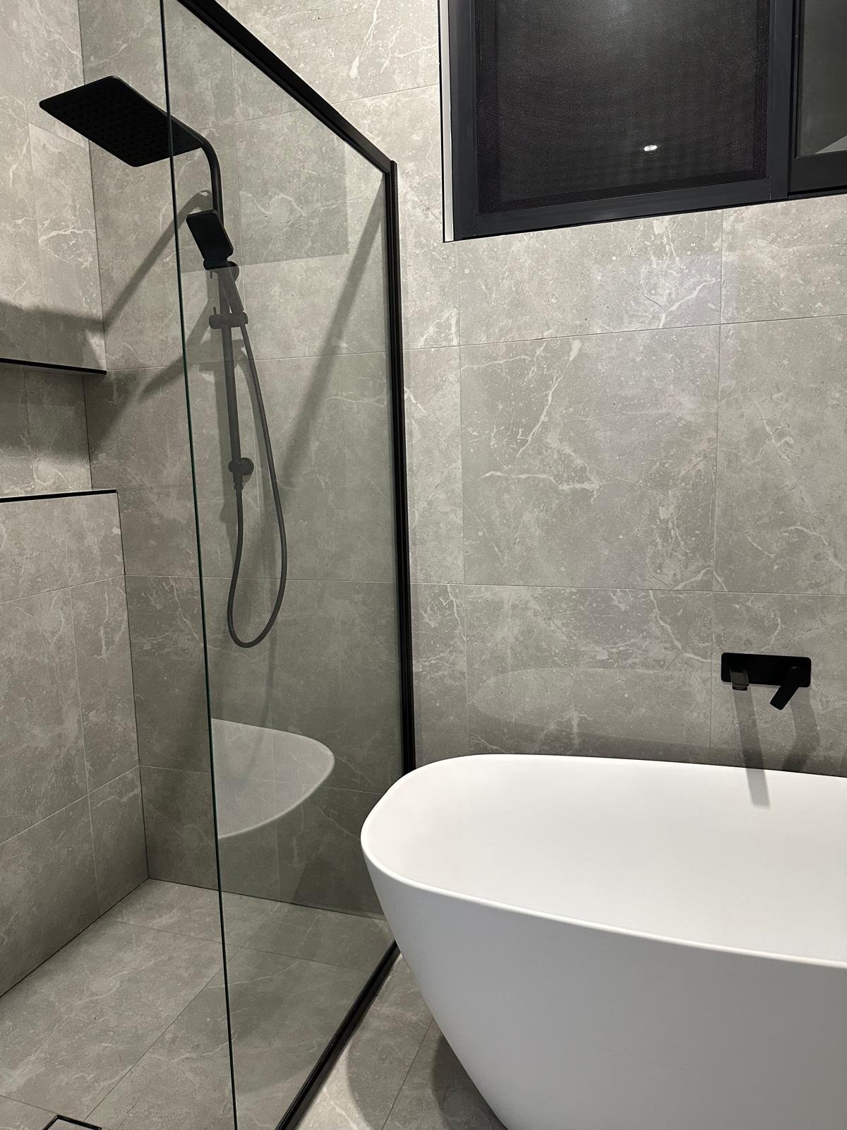 Bathroom cleaning project