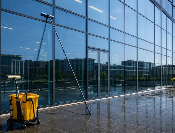Commercial Window Cleaning Adelaide including work at heights