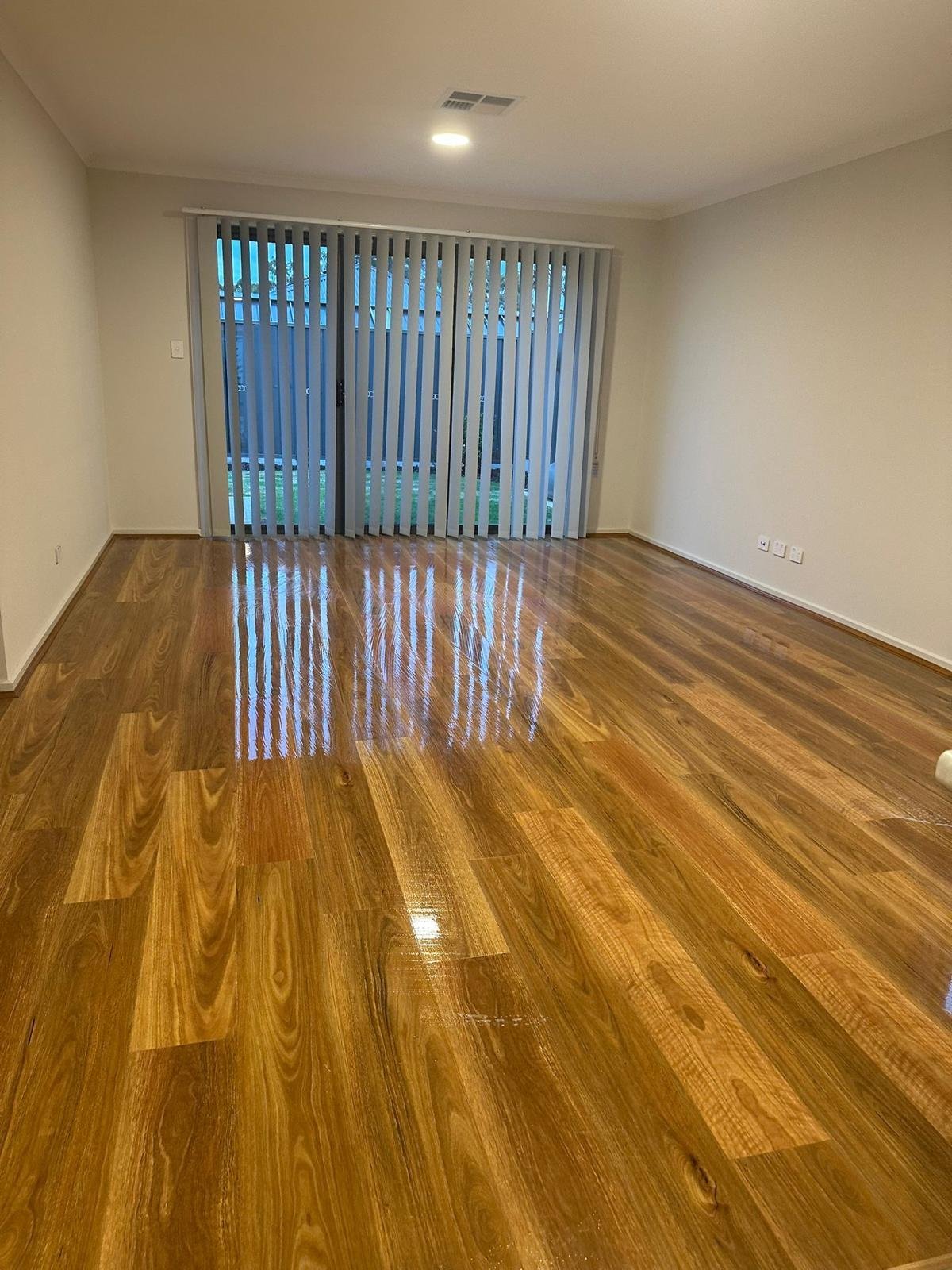 Professional floor cleaning project