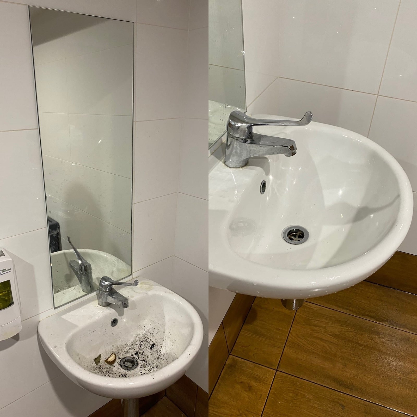 Sink cleaning project